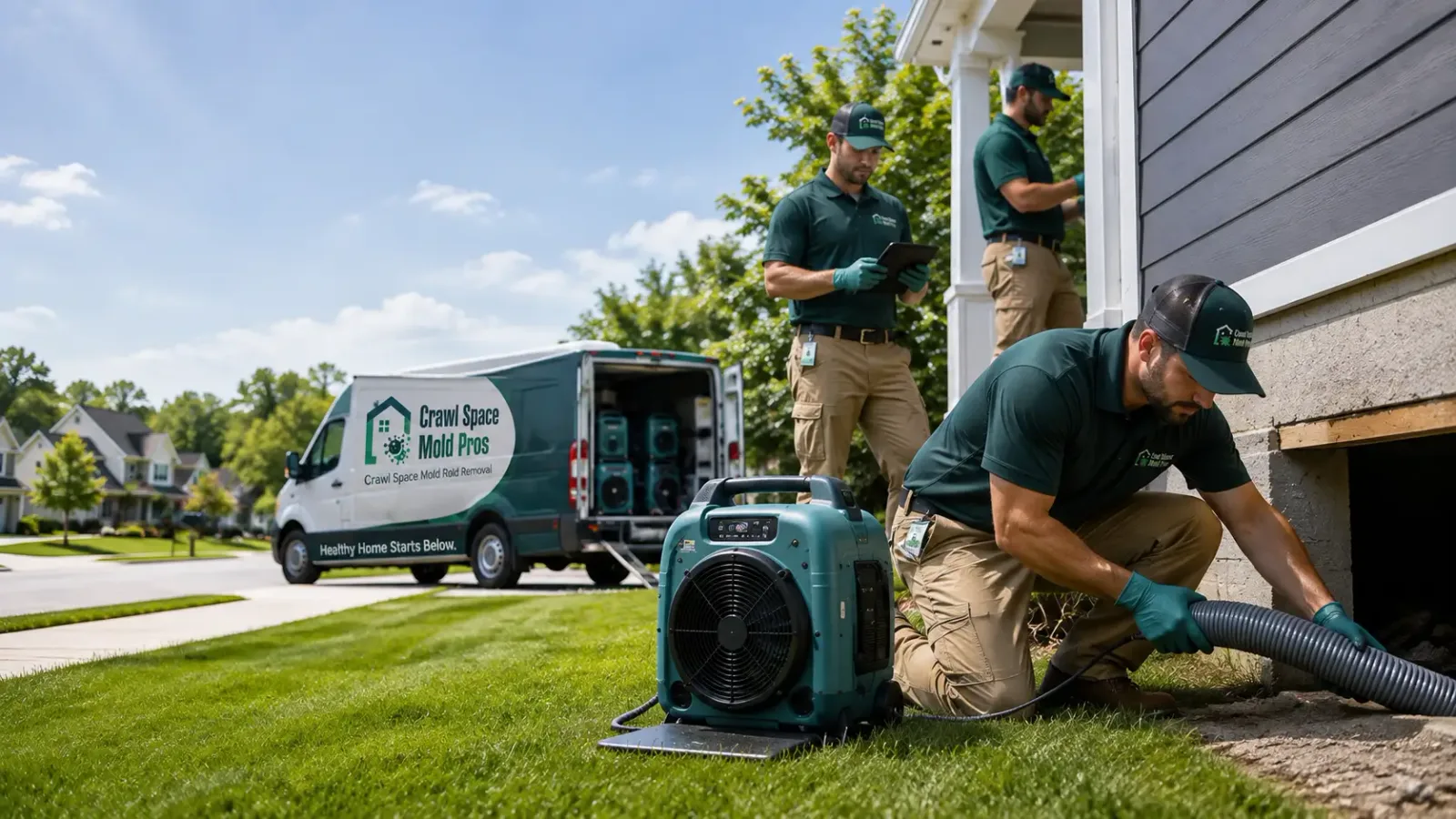 Crawl Space Mold Removal in Channahon, IL